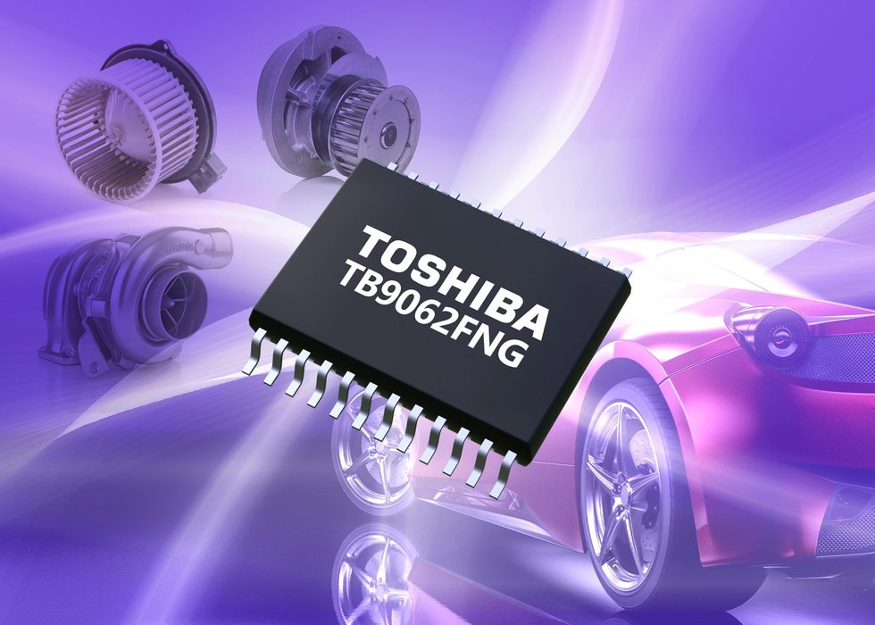 Toshiba lance un CI pré-driver pour la commande sans capteur de moteurs CC sans balais